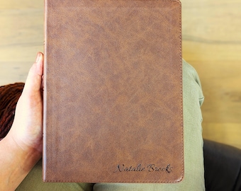 Personalized KJV Wide Margin Bible | King James Version | Custom Engraved Name | Single-Column Journaling Bible | Christian Gift