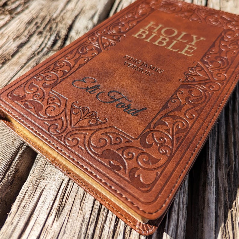Personalized KJV Bible | King James Version | Custom Engraved Name ...