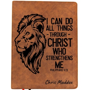 Personalized KJV Wide Margin Bible | King James Version | Custom Engraved Name | Single-Column Journaling Bible | Christian Gift