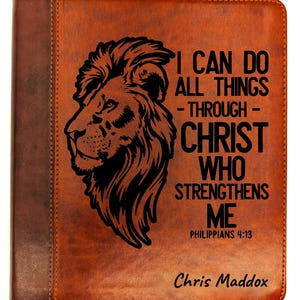 Personalized ESV Journaling Study Bible | English Standard Version | Custom Engraved Name | Wide Margin Study Bible | Christian Gift