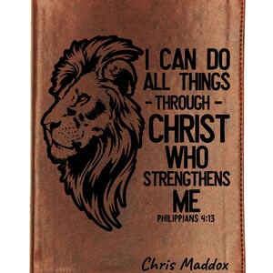 Personalized ESV Wide Margin Bible | Custom Engraved Name | English Standard Version | Journaling Reference Bible | Christian Gift