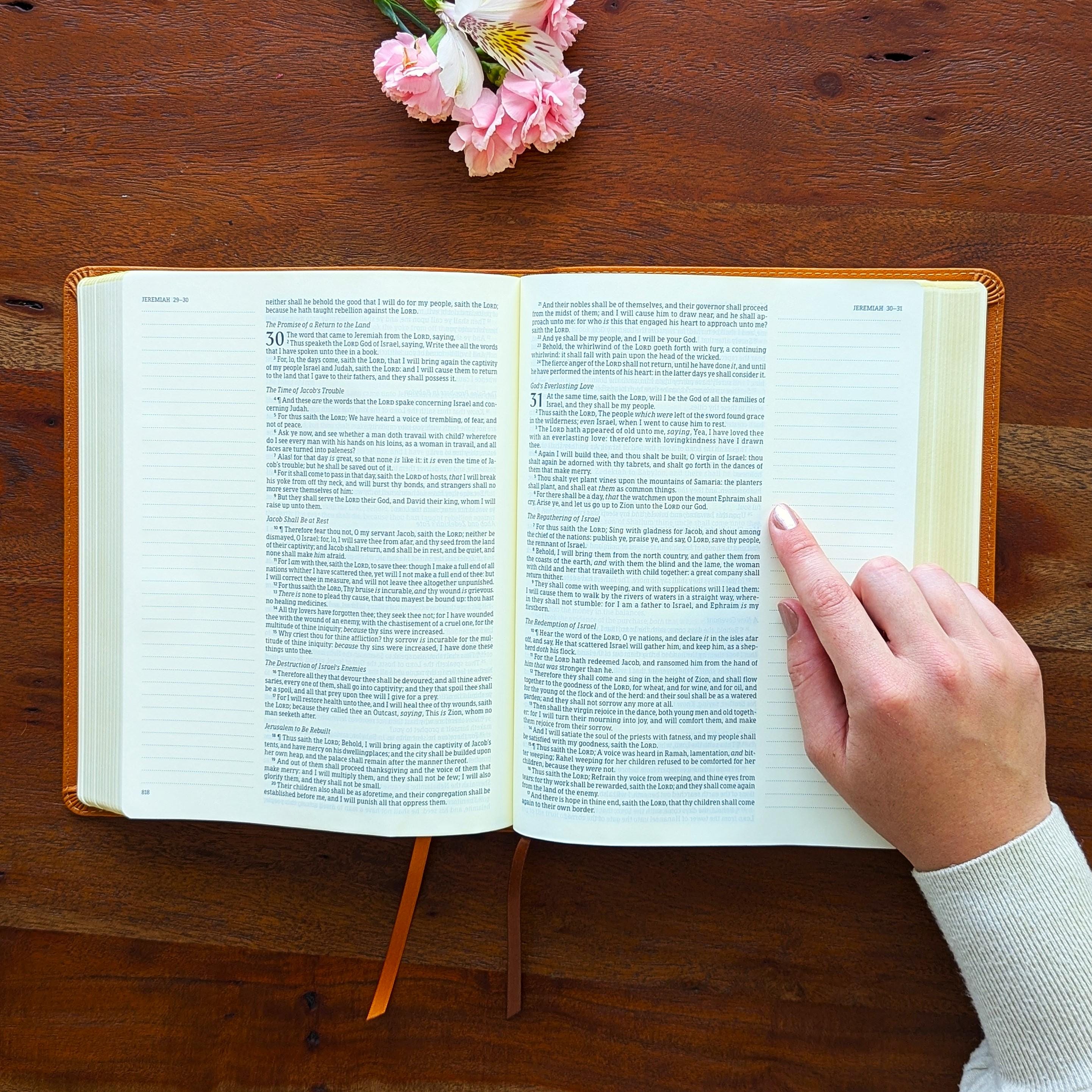 Personalized KJV Notetaking Bible | Custom Engraved Name | King James ...