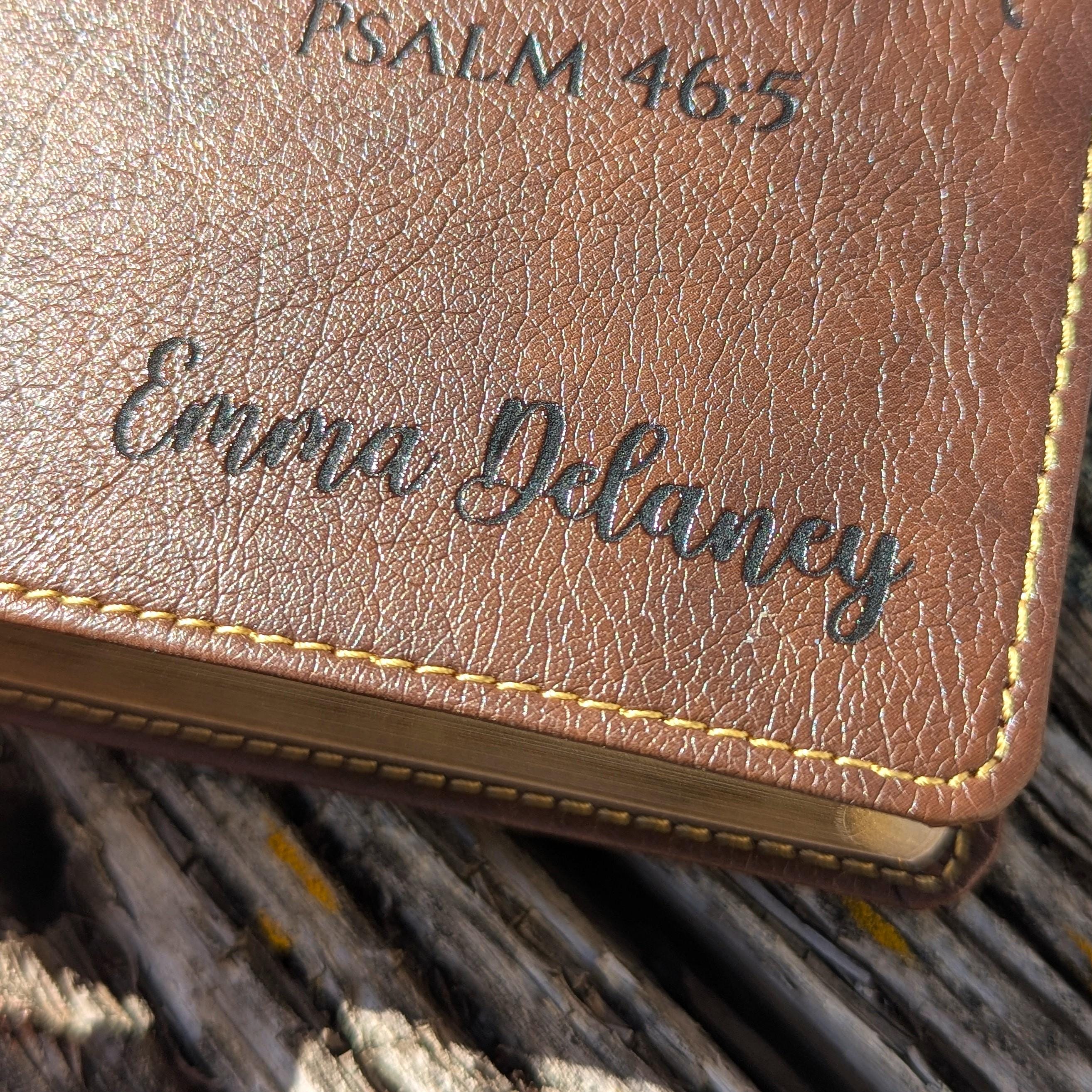 Personalized NKJV Bible | New King James Version | Custom Engraved Name ...