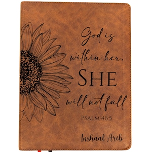Personalized KJV Wide Margin Bible | King James Version | Custom Engraved Name | Single-Column Journaling Bible | Christian Gift