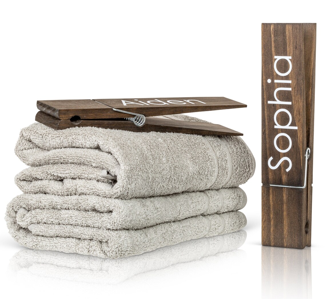 Jumbo Clothespin Bathroom Towel Holder One 12 Large Etsy