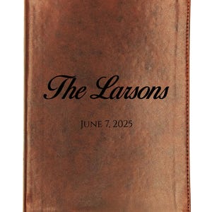 Personalized ESV Wide Margin Bible | Custom Engraved Name | English Standard Version | Journaling Reference Bible | Christian Gift