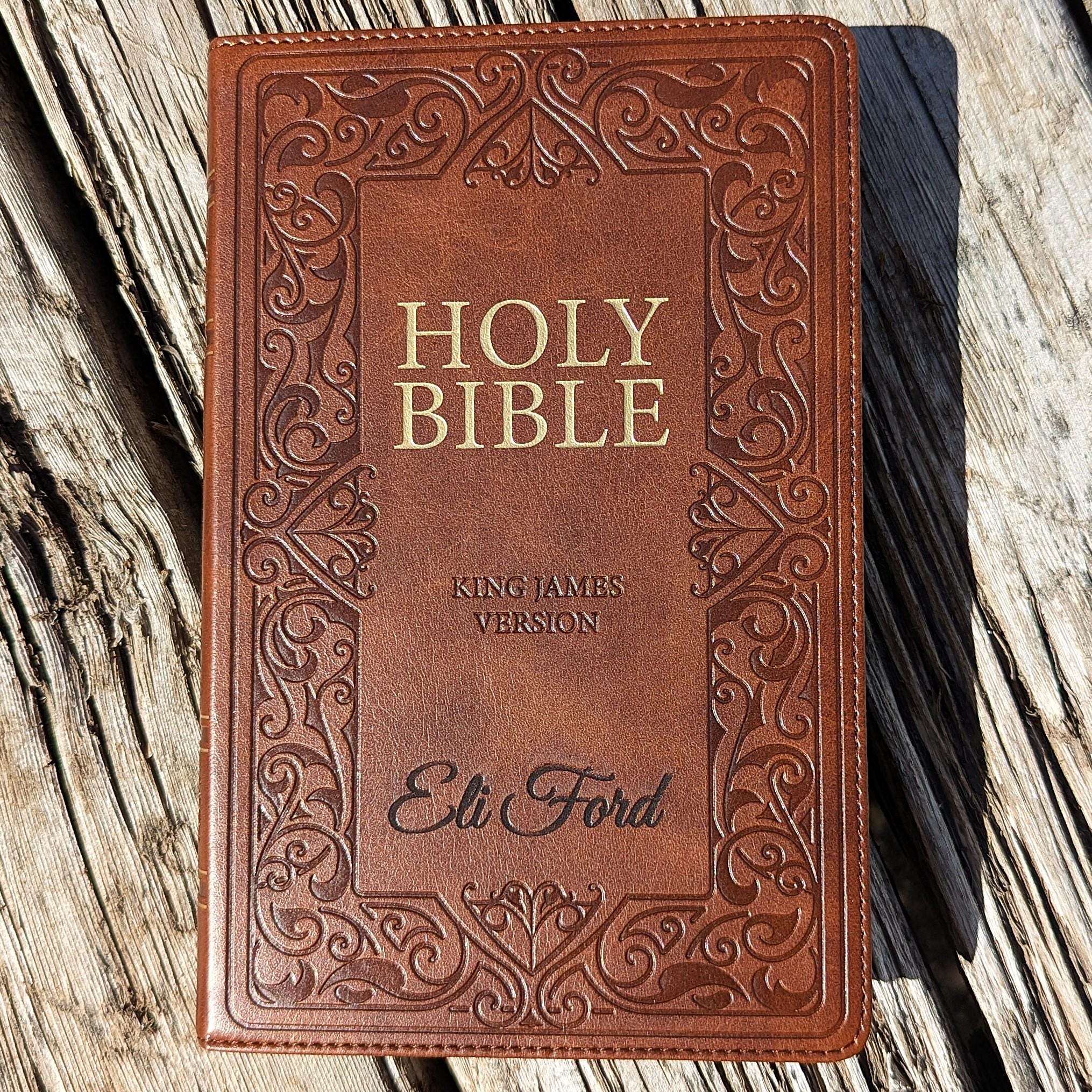 Personalized KJV Bible | King James Version | Custom Engraved Name ...