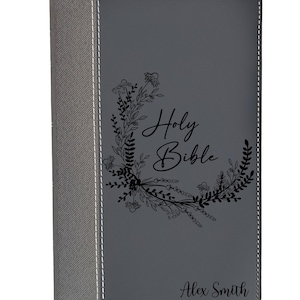 Personalized NIV Bible | Custom Engraved Name | Large Print