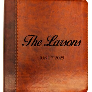 Personalized ESV Journaling Study Bible | English Standard Version | Custom Engraved Name | Wide Margin Study Bible | Christian Gift