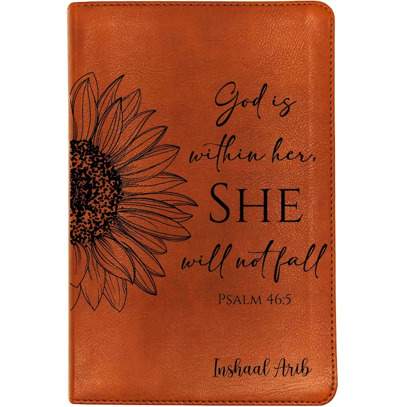 Leather Bible Inscription - Etsy