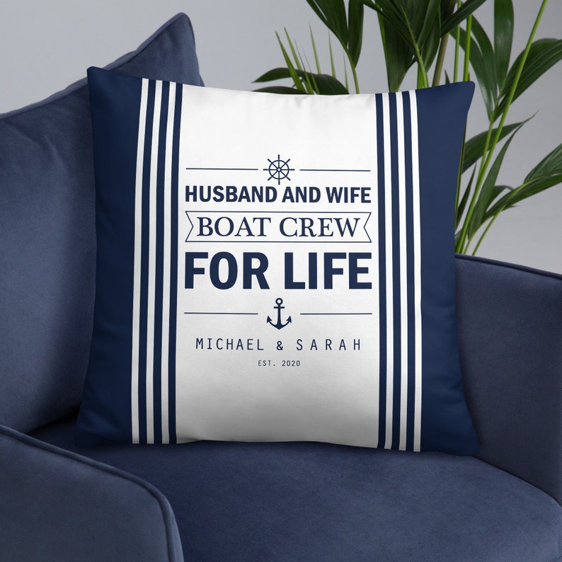 Personalized boat decor Boat accessories Boat gift Boat pillow Etsy