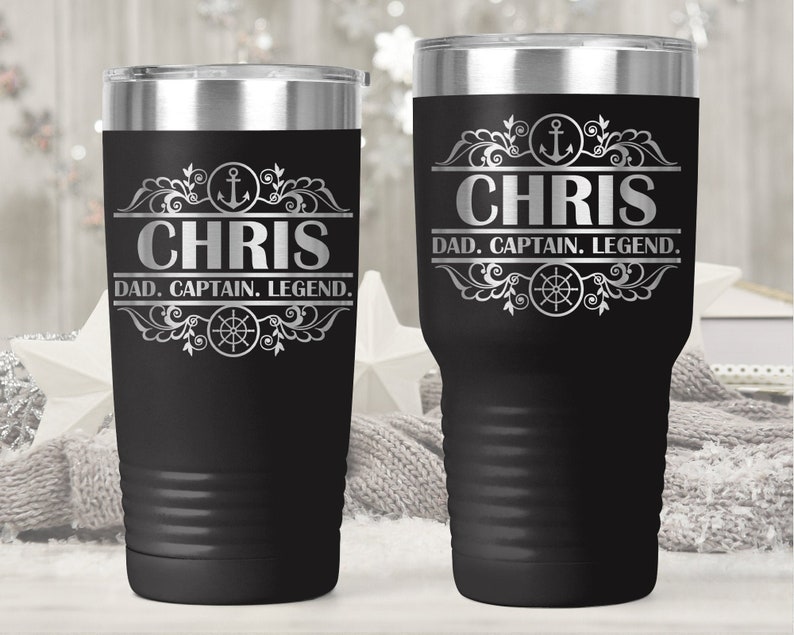 Personalized Boat Captain Gift Fathers Day Gift for Sailor Etsy