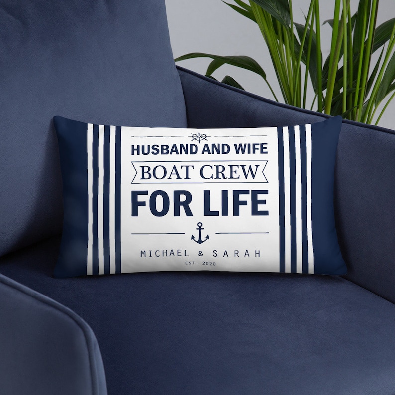 Personalized boat decor Boat accessories Boat gift Boat pillow Etsy