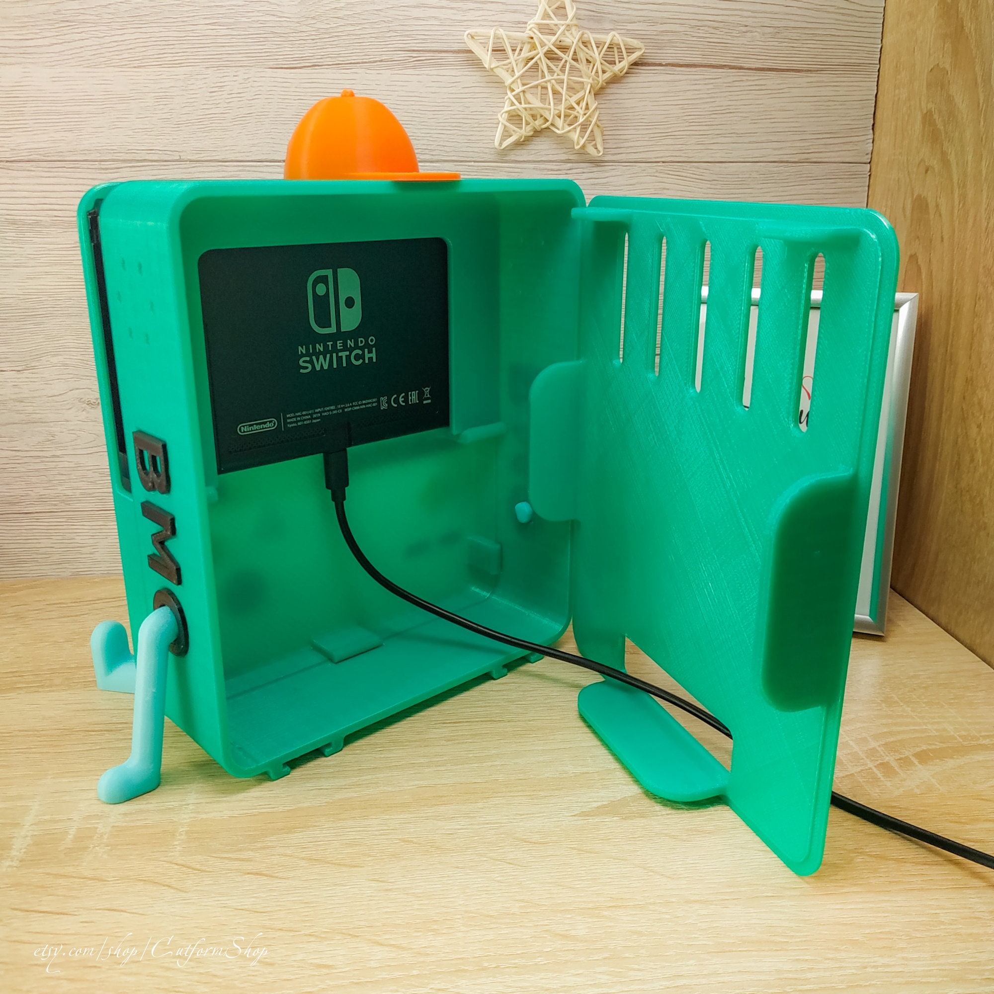 Adventure Time BMO Nintendo Switch Charging Station Dock Etsy