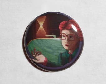 Barb's Big Moment Button - Barb Stranger Things Pin - Stranger Things Button - Justice For Barb Pin - Original Art Button - Horror Art Pin