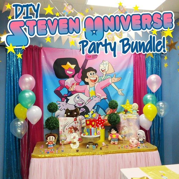 Steven Universe Printable Party Birthday, Baby Shower, Gender Reveal