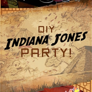 Indiana Jones fiesta imprimible