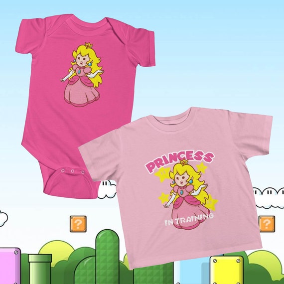 Princess peach baby onesie Clearance
