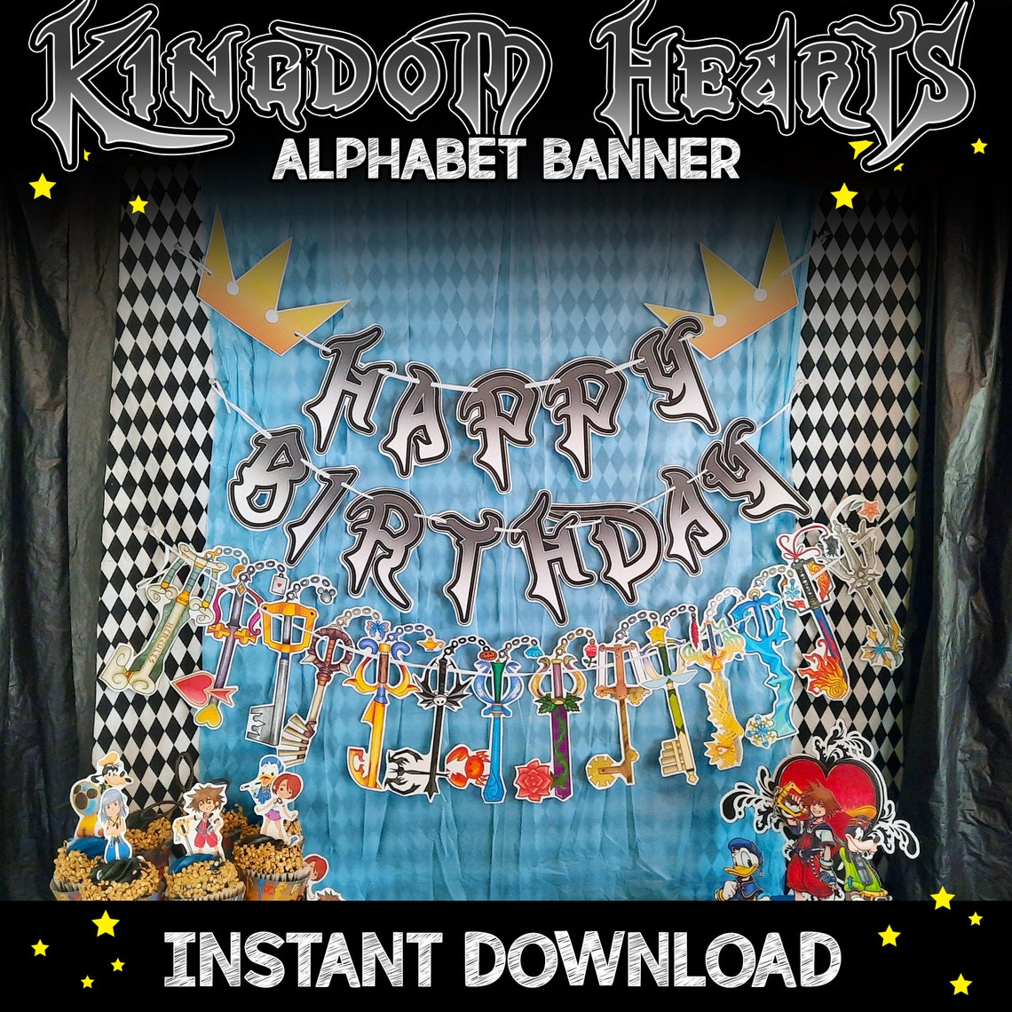 Kingdom Hearts Printable Party - Etsy