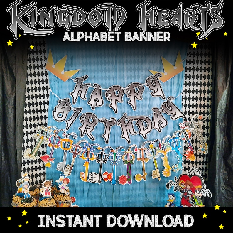 Kingdom Hearts Printable Party - Etsy