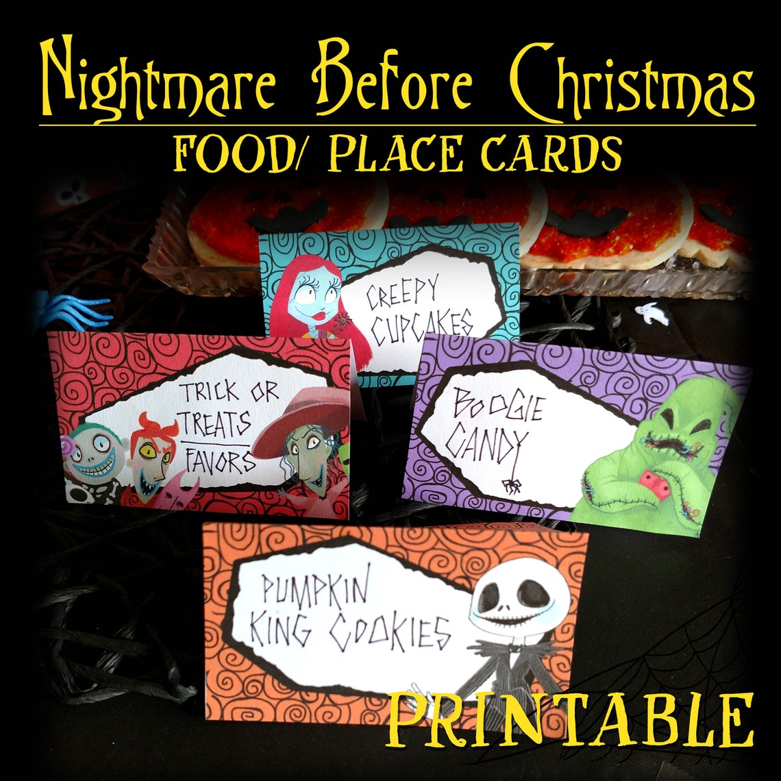 Nightmare Before Christmas Printable Party | Etsy