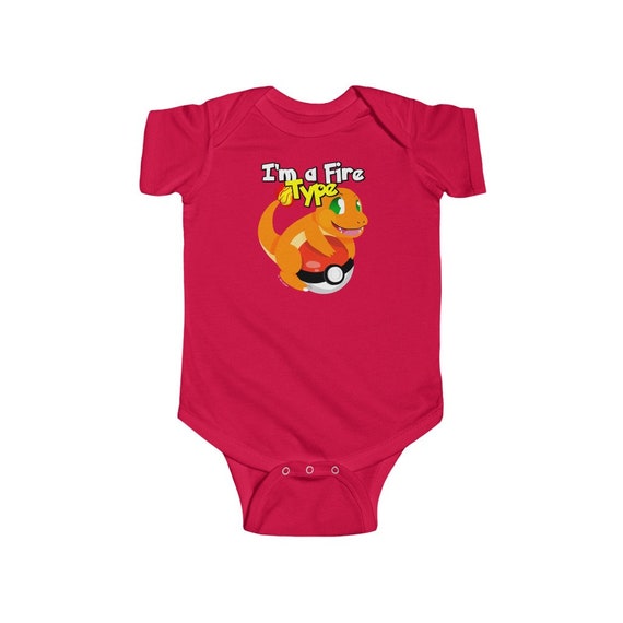 charmander baby onesie