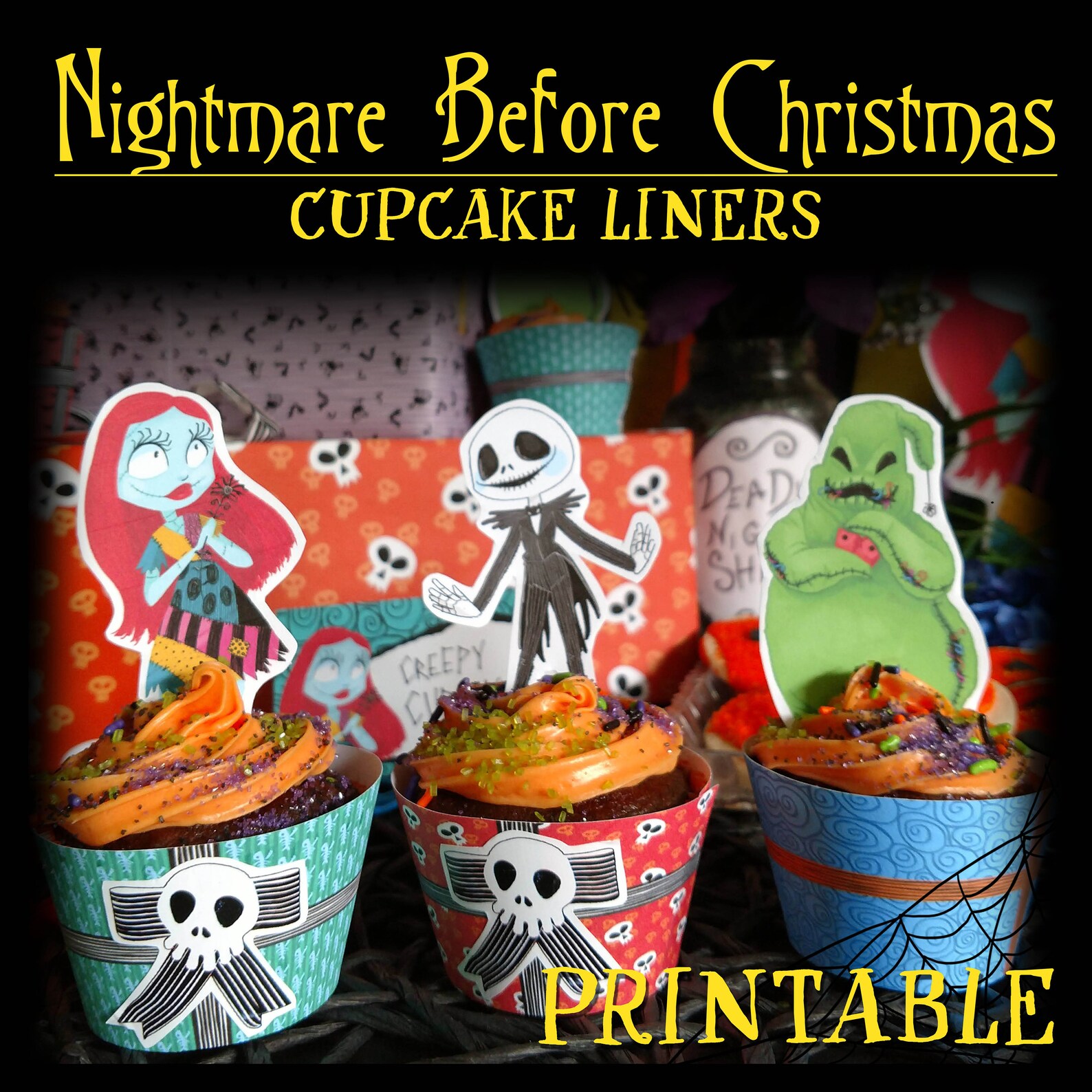 Nightmare Before Christmas Printable Party - Etsy