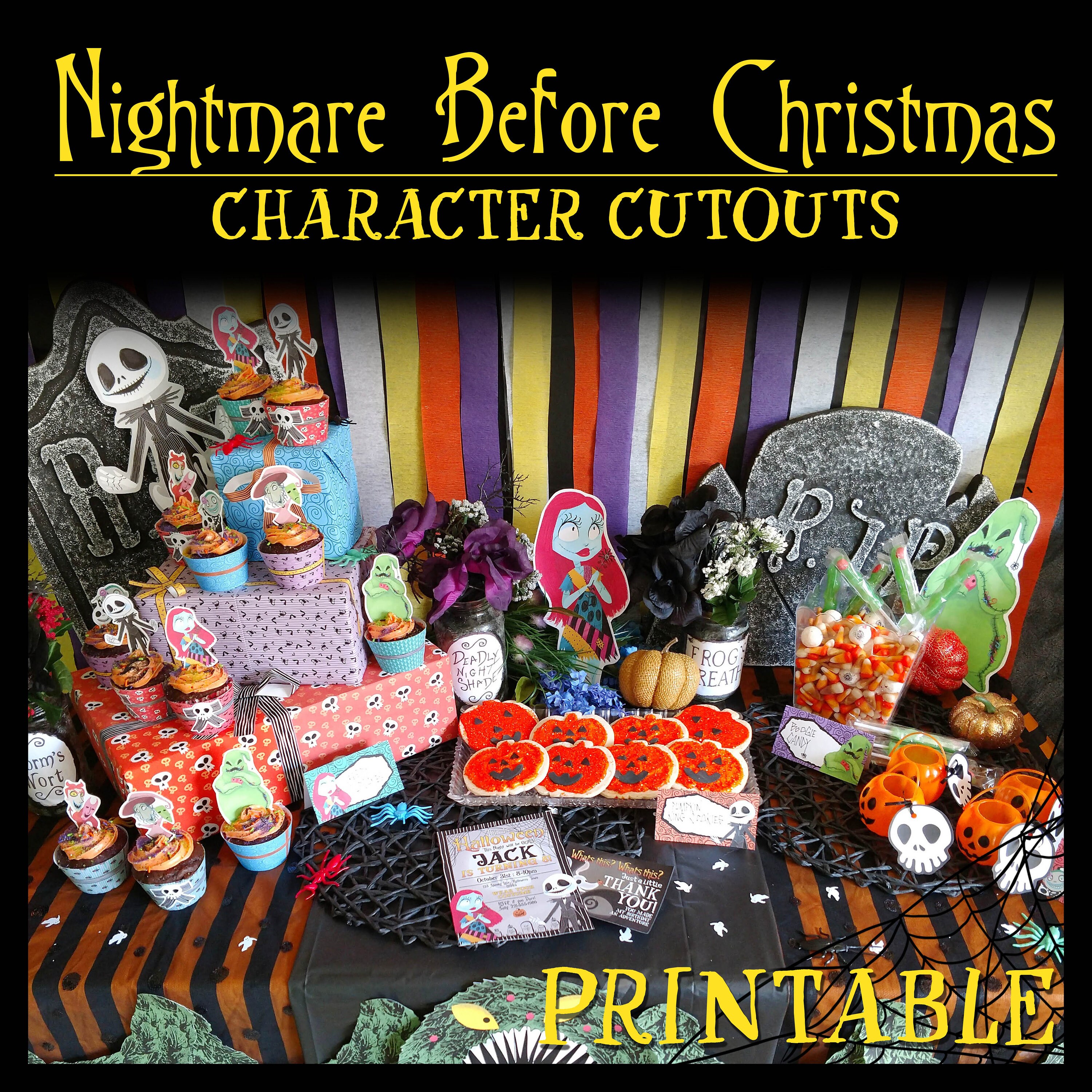 Nightmare Before Christmas Printable Party | Etsy