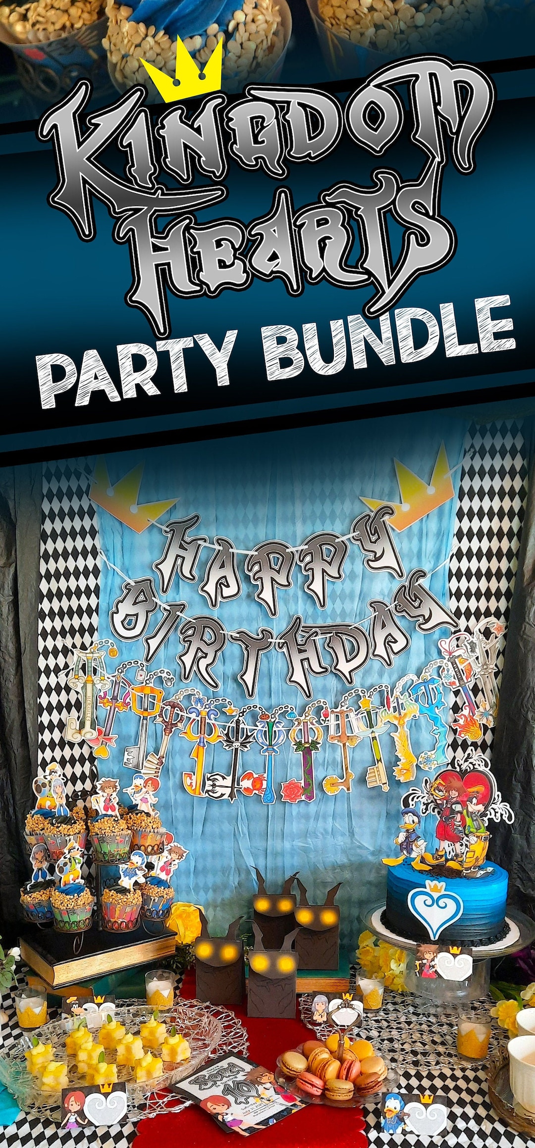 Kingdom Hearts Printable Party - Etsy