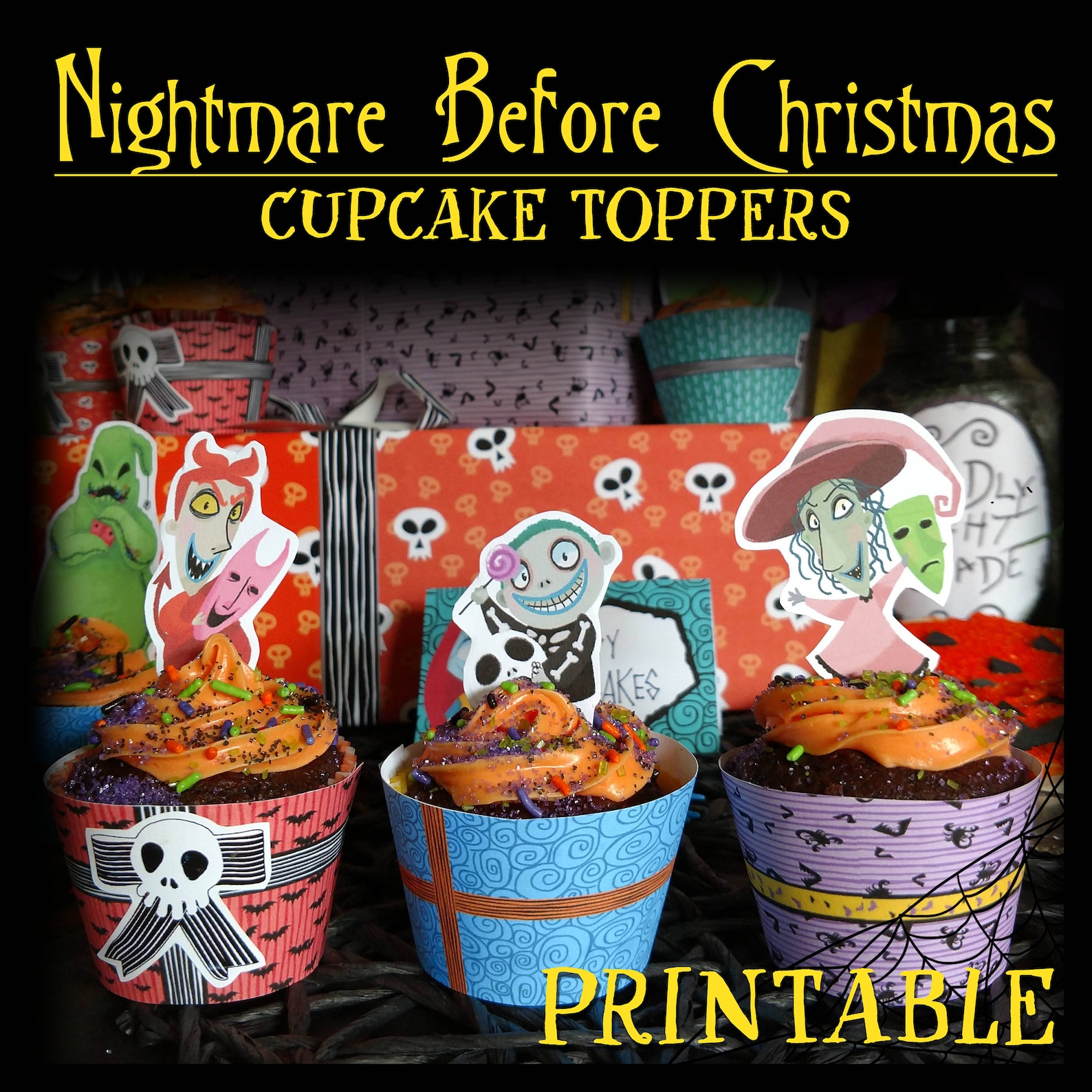Nightmare Before Christmas Printable Party - Etsy