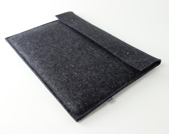 Laptop sleeve made of organic felt for MacBook Pro 16 inch (customizable)