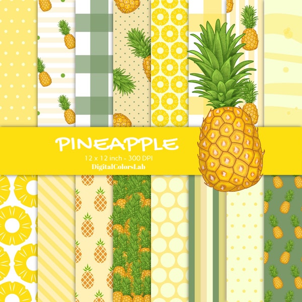 Background PINEAPPLE fruits food, pettern decor, digital paper, food backdrops, food photography
