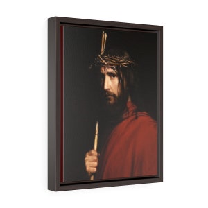 Framed Canvas - Christ Crowned With Thorns - Ecce Homo - Carl Bloch - Religious Wall Art - Devotional - Canvas Art Print