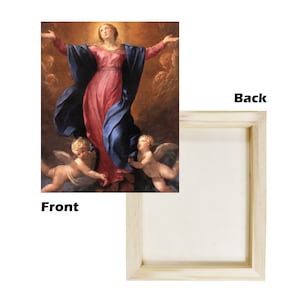 Catholic Print on Wood - The Assumption of the Virgin by Guido Reni - Catholic gifts - Wood Print - Religious decor - Catholic home decor