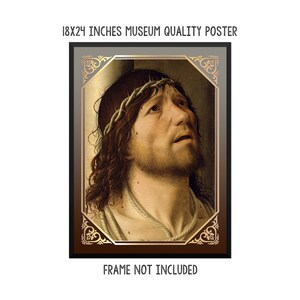 Christ at the Column - Art Print from Antonello da Messina - religious wall art - christian home decor - holy art - religious poster