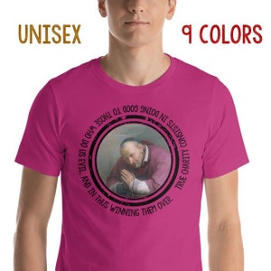 Saint Alphonsus Liguori - Catholic Saints serie - Unisex T Shirt - 9 colors - Inspirational Quotes - Religious Shirts - St Alphonsus