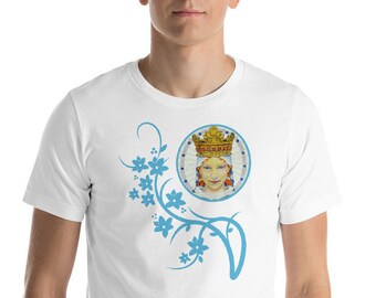 Short-Sleeve Unisex T-Shirt - Religious T-Shirt - Our Lady of Lourdes - more colors available - religious gifts - catholic art - virgin mary