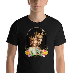 Catholic Tee Shirt - Blessed Virgin Mary Help of Christians - Catholic shirts - religious t shirts - Salesians of Don Bosco