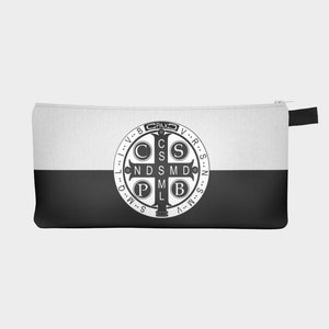 Saint Benedict Medal - Pouch - Rosary Bag - Religious Gifts - St Benedict Medal - Evil Protection - Rosary pouch - Holy Rosary - Catholic