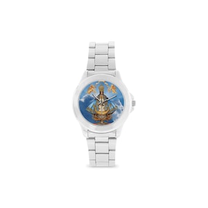 Holy Art - Virgin of San Juan de Los Lagos - Unisex Stainless Steel Wrist Watch - Christian gift idea for men and for women - Mother Mary