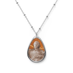 Catholic gifts - Saint Louis de Montfort - Catholic necklace - Religious pendant - Devotional jewelry - Religious pendants Catholic Saints