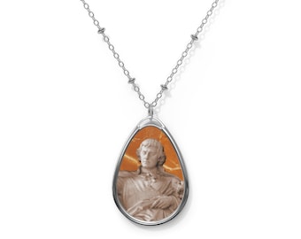 Catholic gifts - Saint Louis de Montfort - Catholic necklace - Religious pendant - Devotional jewelry - Religious pendants Catholic Saints