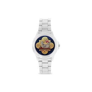 Religious Watch - The Lamb of God - Wrist Watch - Unisex Stainless Steel - Catholic gift idea - Agnus Dei - Christian gift idea - Holy Art