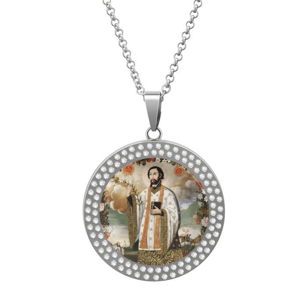 Saint Francis Xavier Necklace St Francis Necklace Catholic Etsy