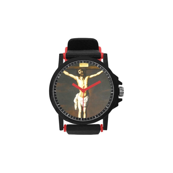 Unisex Watch - Jesus Christ -  Crucifixion - Jesus Crucified - Religious gifts - Unisex Silicone Strap Plastic Watch - Devotional gifts