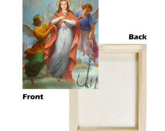 Religious Art on Wood - Saint Philomena of Rome - Wood Print  - Catholic gifts - Religious decor - St Philomena - Catholic gift ideas