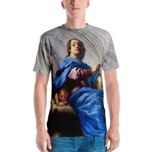 Jesus Salvator Mundi - Men's T-shirt - catholic T-shirt - religious gift for him - Jesus Christ - catholic art - holy art