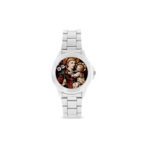 Religious Watch - Saint Anthony - Wrist Watch - Unisex Stainless Steel - Catholic gifts - St Anthony of Padua - Christian gift - Holy Art