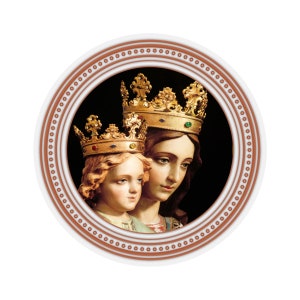 Virgin Mary Help of Christians - Religious Sticker - Holy Art - Madonna and Child - Catholic Stickers
