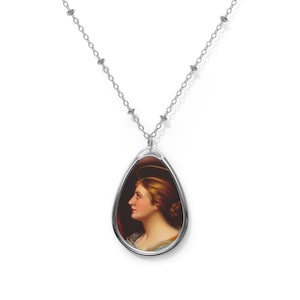 Religious gifts - Saint Cecilia Martyr - Religious necklace - Christian pendant - Sacred Art - Religious jewerly - Holy Art
